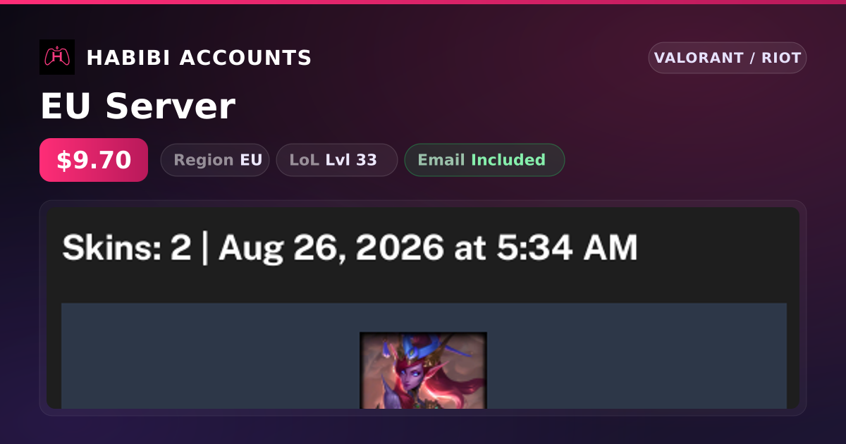 EU Server — HabibiAccounts