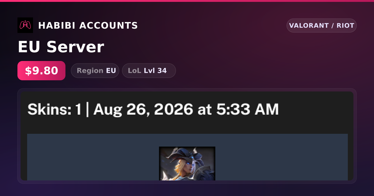 EU Server — HabibiAccounts