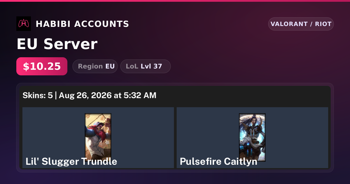 EU Server — HabibiAccounts