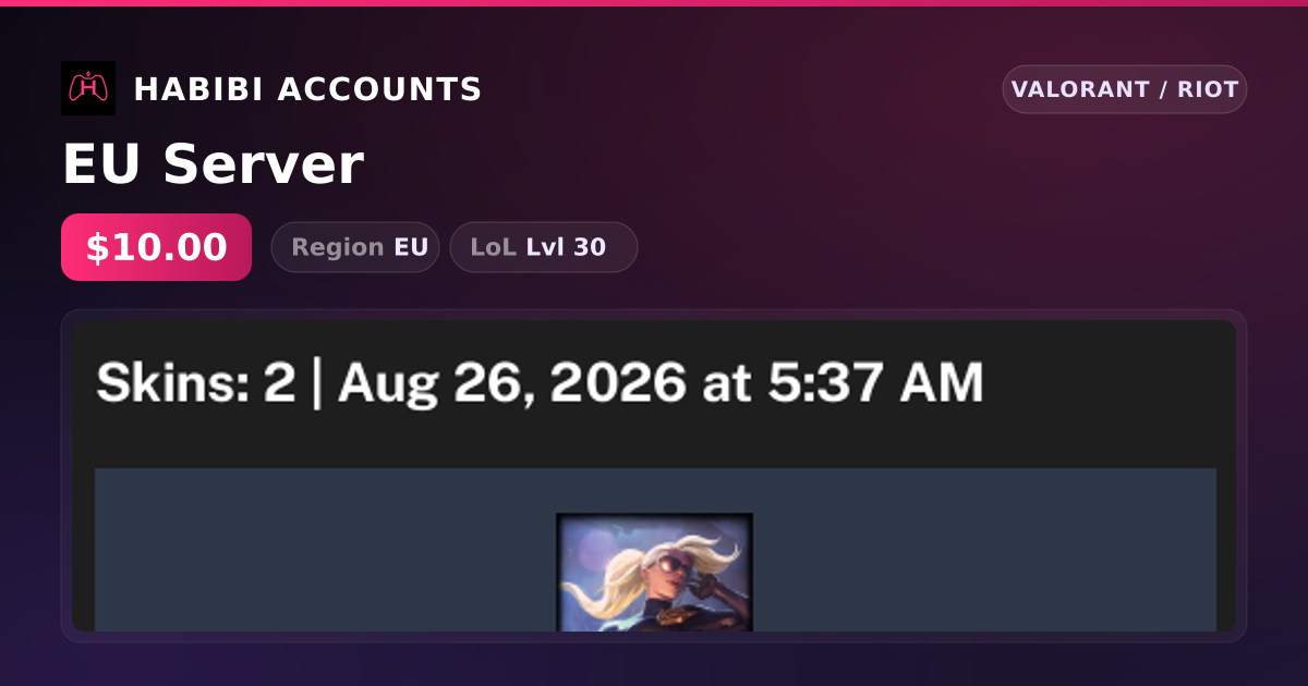 EU Server — HabibiAccounts