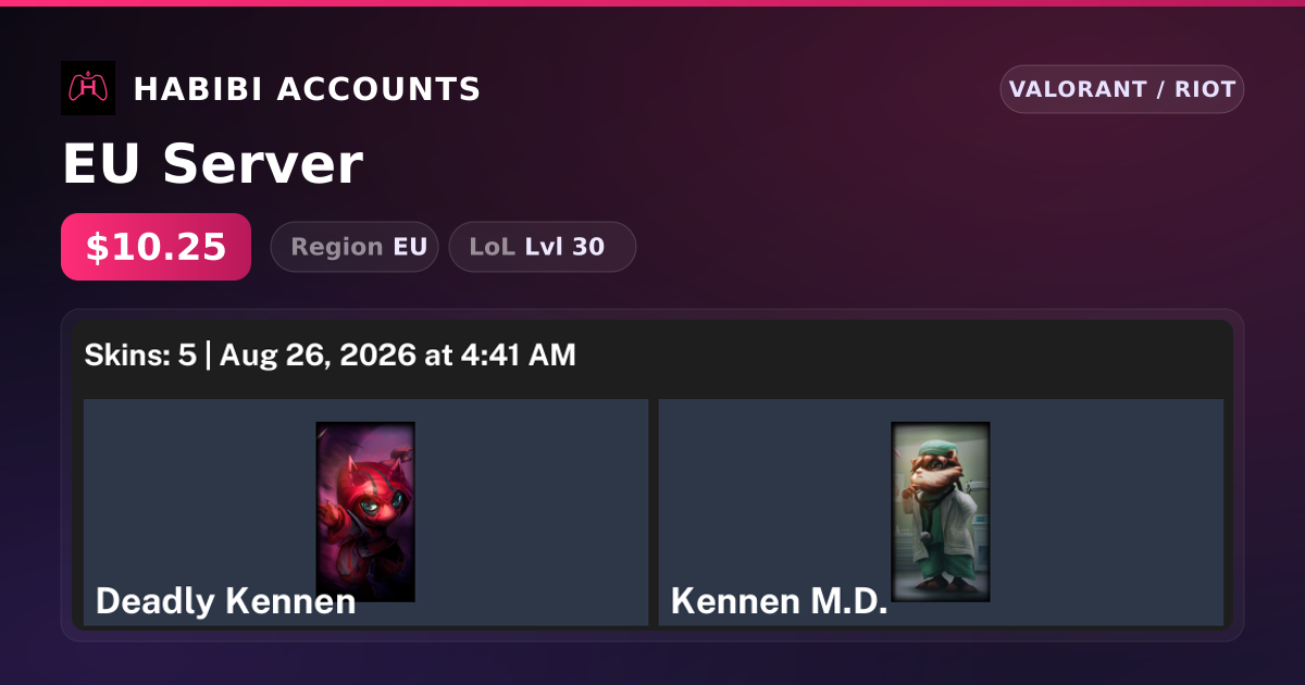 EU Server — HabibiAccounts
