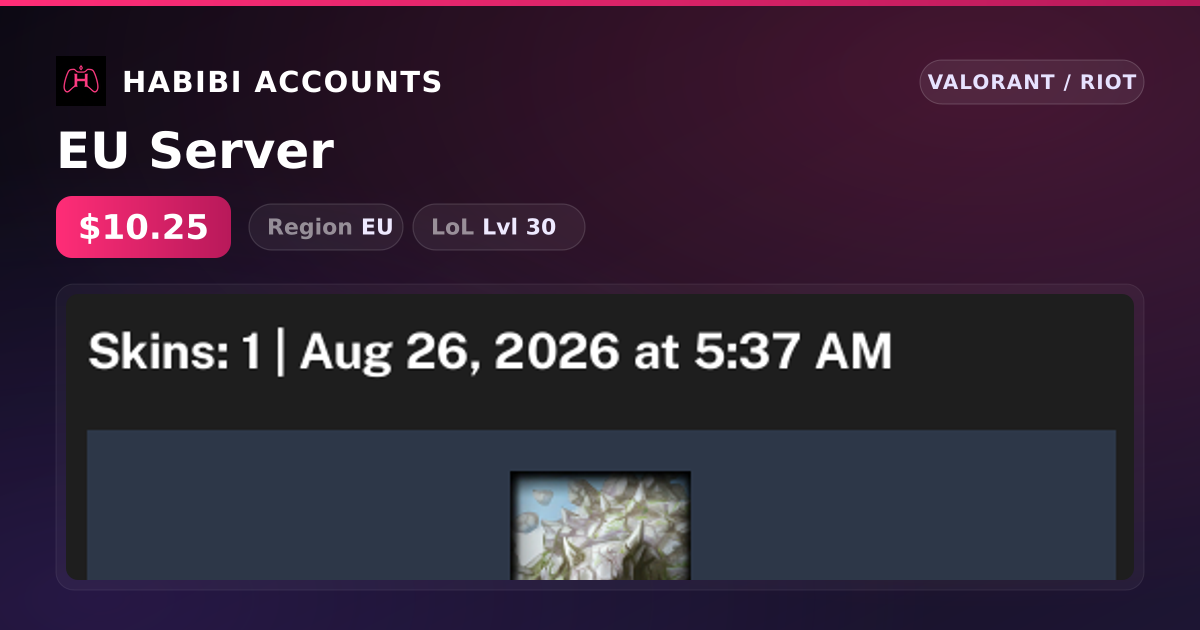 EU Server — HabibiAccounts