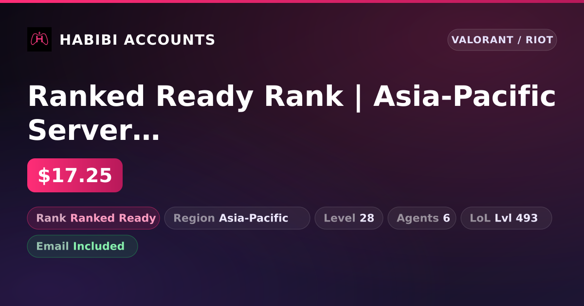 Ranked Ready Rank | Asia-Pacific Server | Level 28