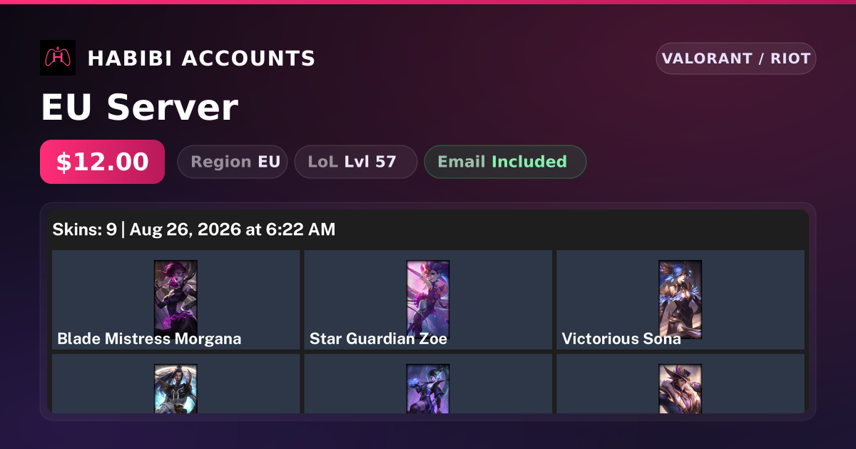 EU Server — HabibiAccounts