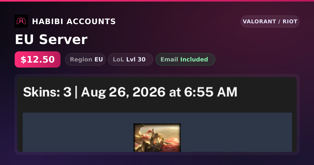 EU Server — HabibiAccounts