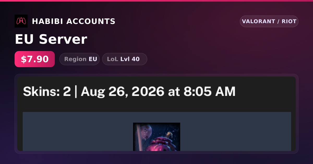 EU Server — HabibiAccounts