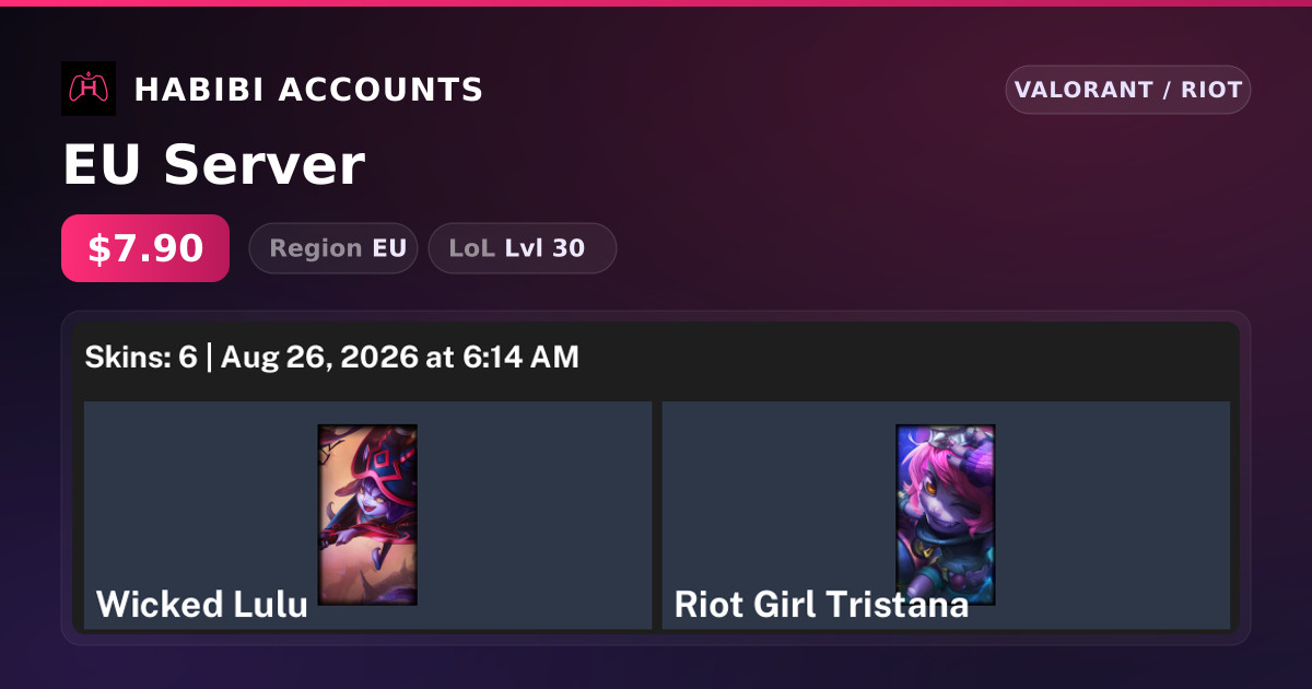 EU Server — HabibiAccounts