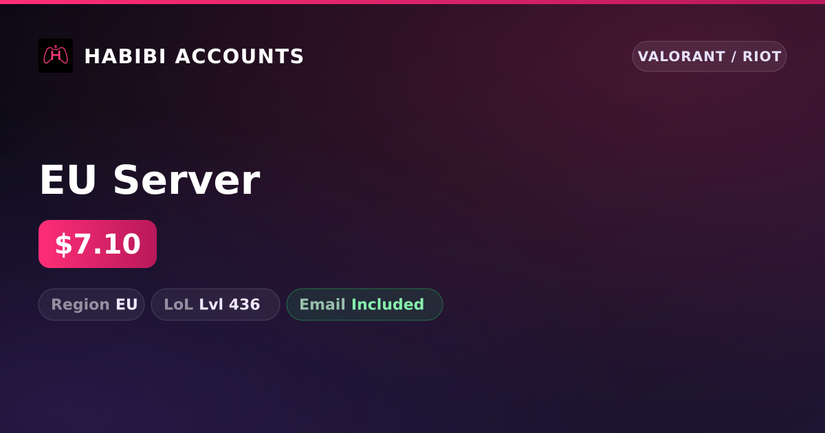 EU Server — HabibiAccounts
