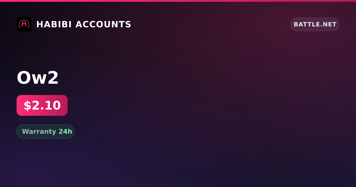 Ow2 — HabibiAccounts