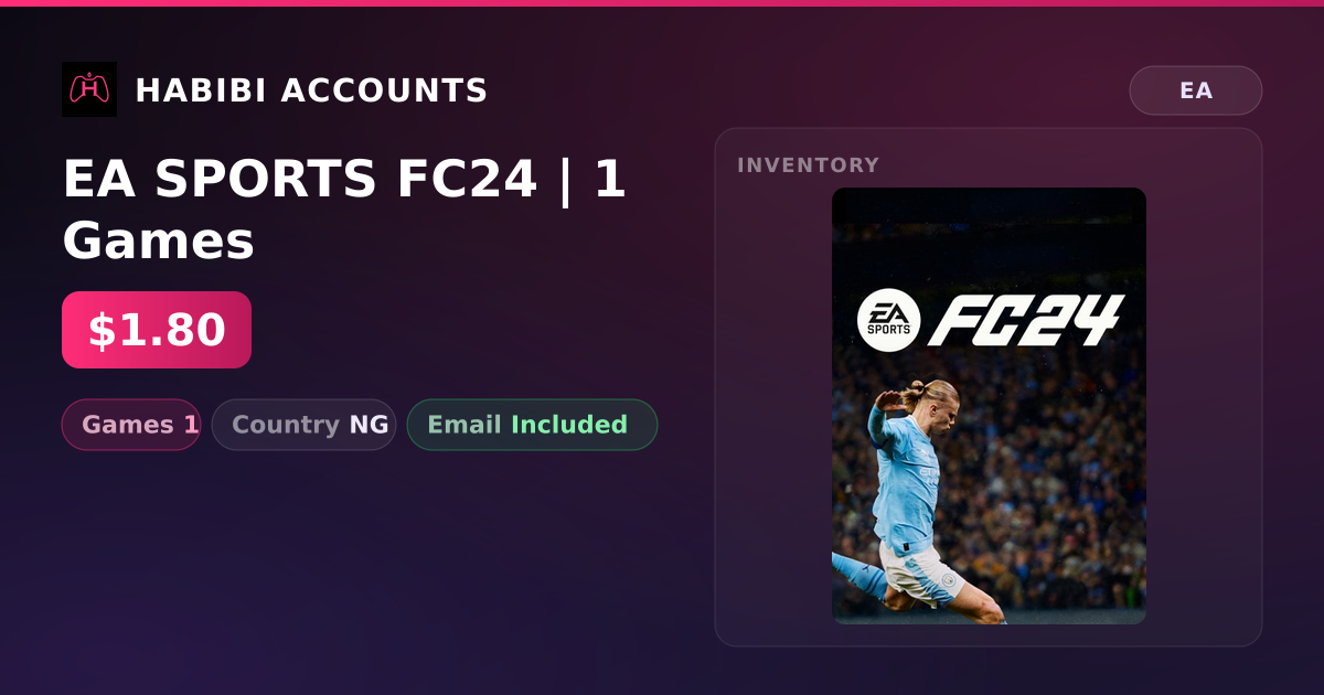 EA SPORTS FC24 | 1 Games — HabibiAccounts