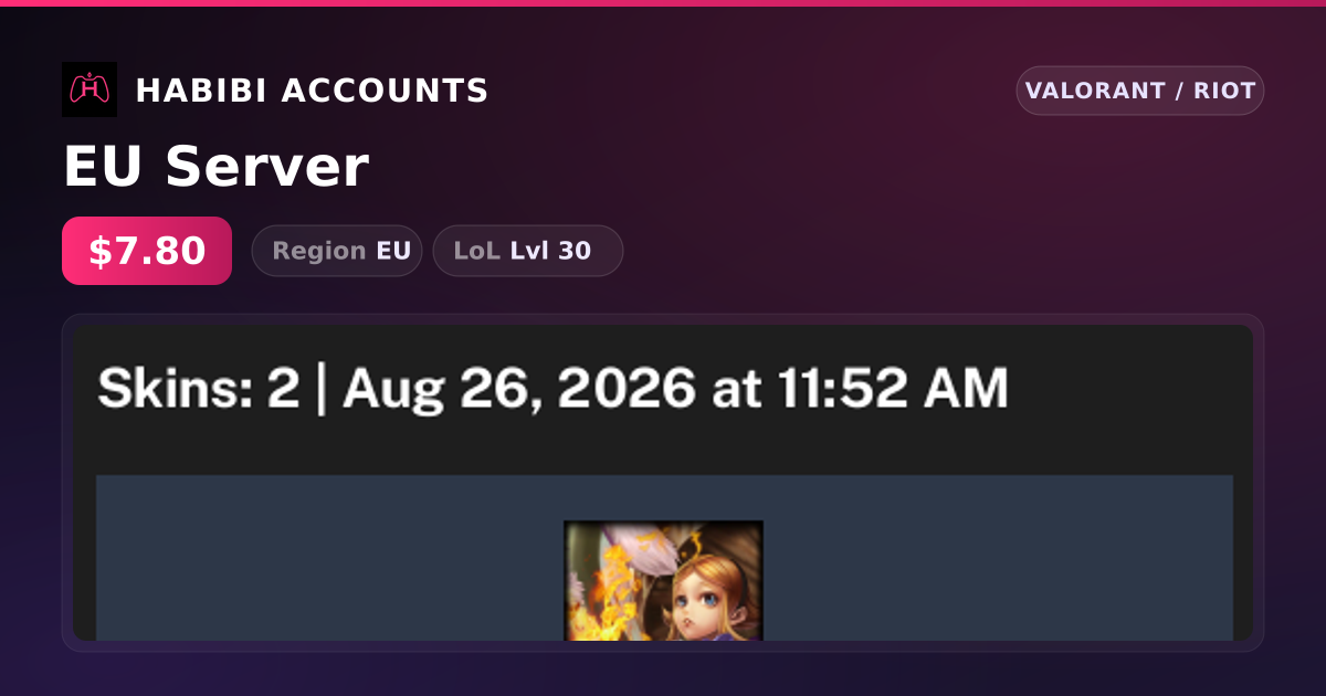 EU Server — HabibiAccounts