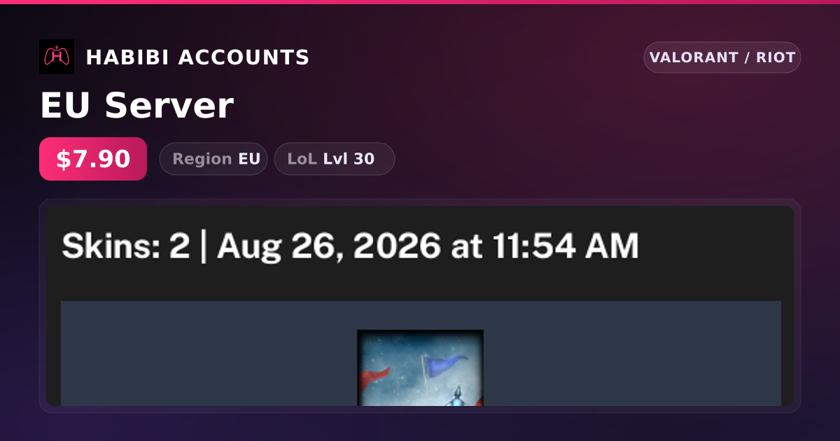 EU Server — HabibiAccounts