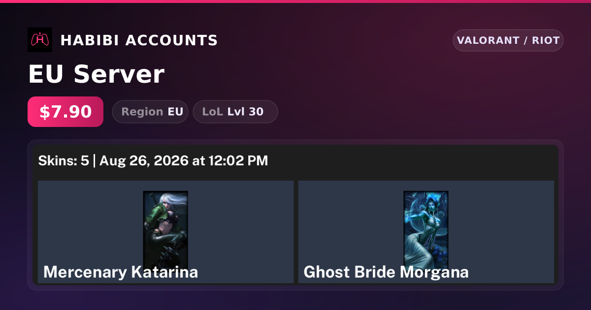 EU Server — HabibiAccounts