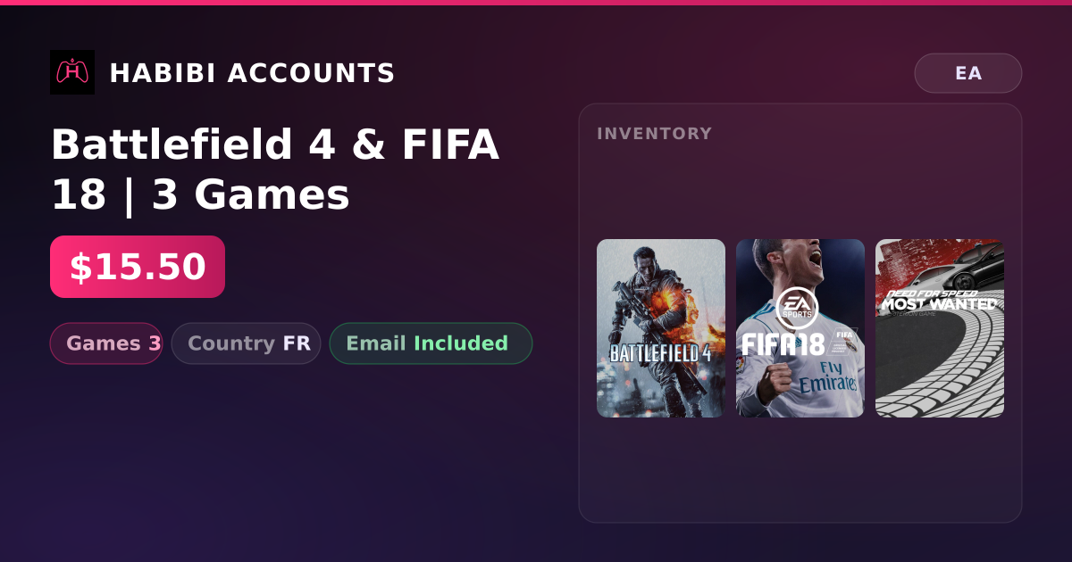 Battlefield 4 & FIFA 18 | 3 Games