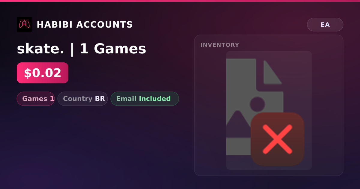skate. | 1 Games — HabibiAccounts