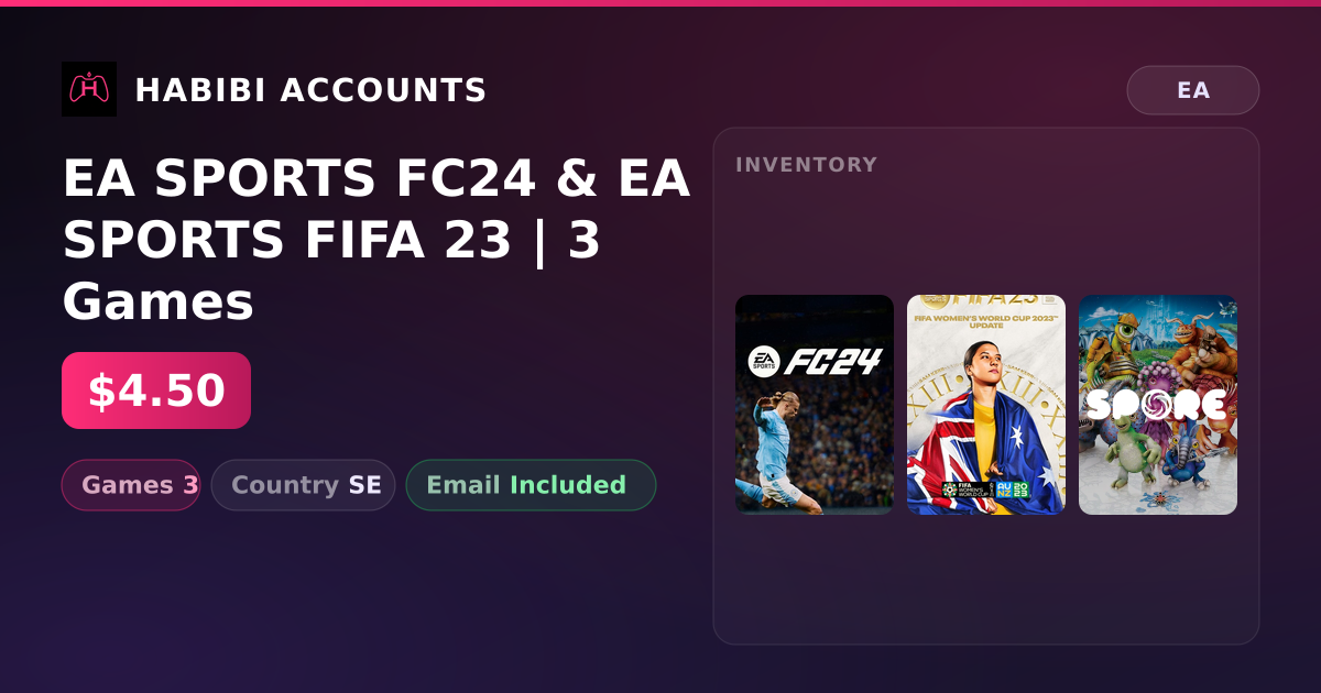 EA SPORTS FC24 & EA SPORTS FIFA 23 | 3 Games