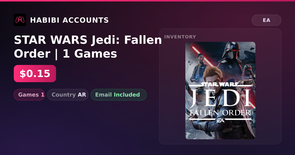 STAR WARS Jedi: Fallen Order | 1 Games