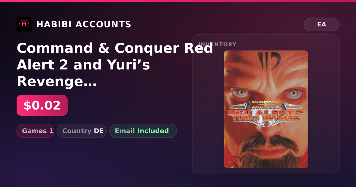 Command & Conquer Red Alert 2 and Yuri’s Revenge | 1 Games — HabibiAccounts