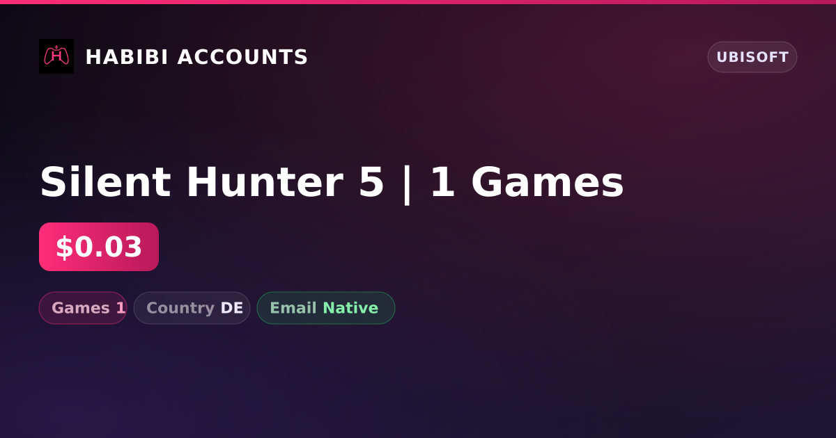 Silent Hunter 5 | 1 Games — HabibiAccounts