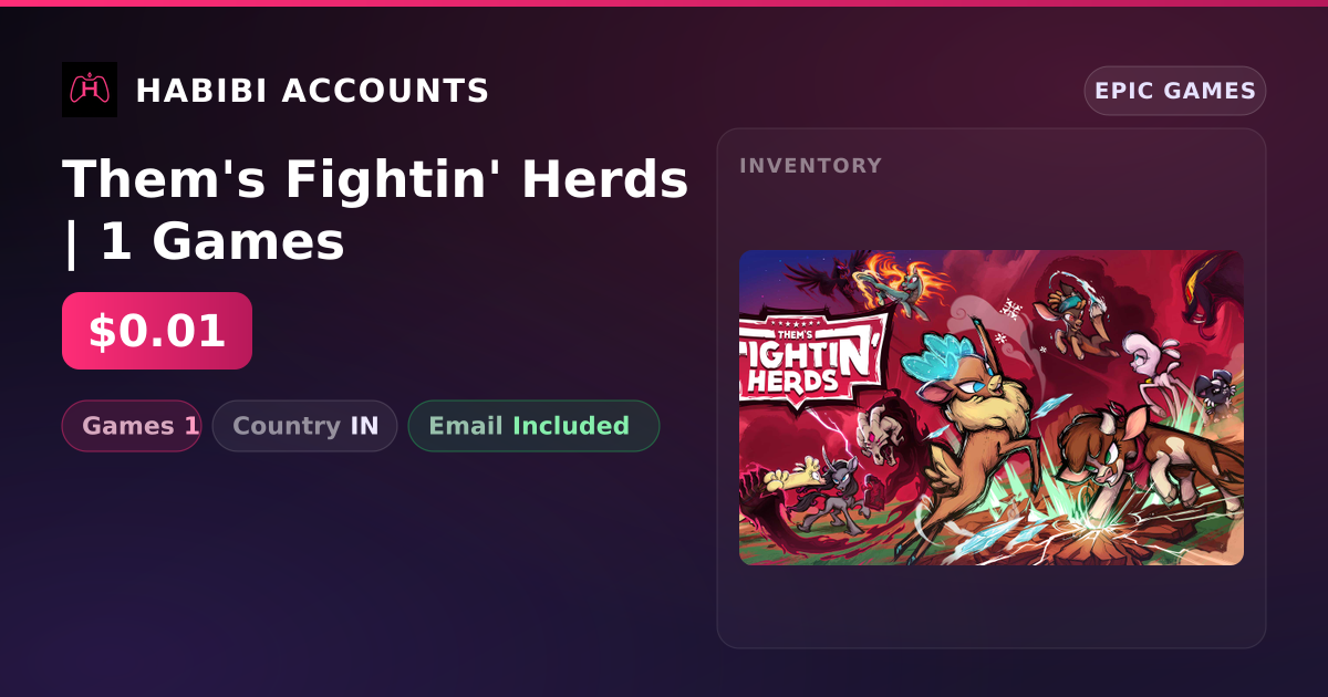 Them's Fightin' Herds | 1 Games — HabibiAccounts