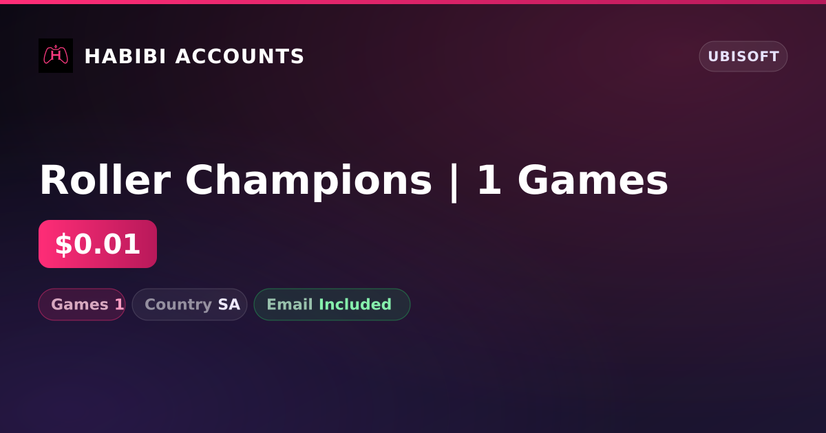 Roller Champions | 1 Games — HabibiAccounts