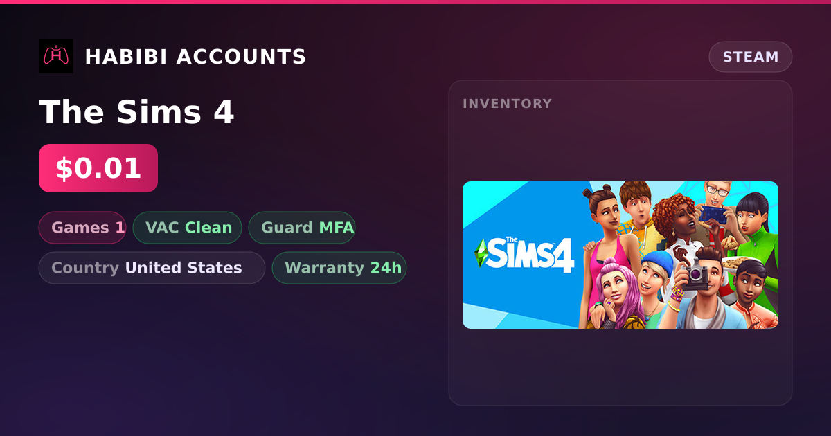 The Sims 4 — HabibiAccounts
