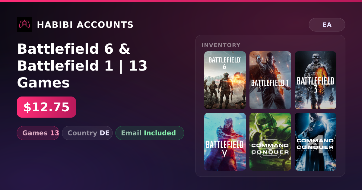 Battlefield 6 & Battlefield 1 | 13 Games