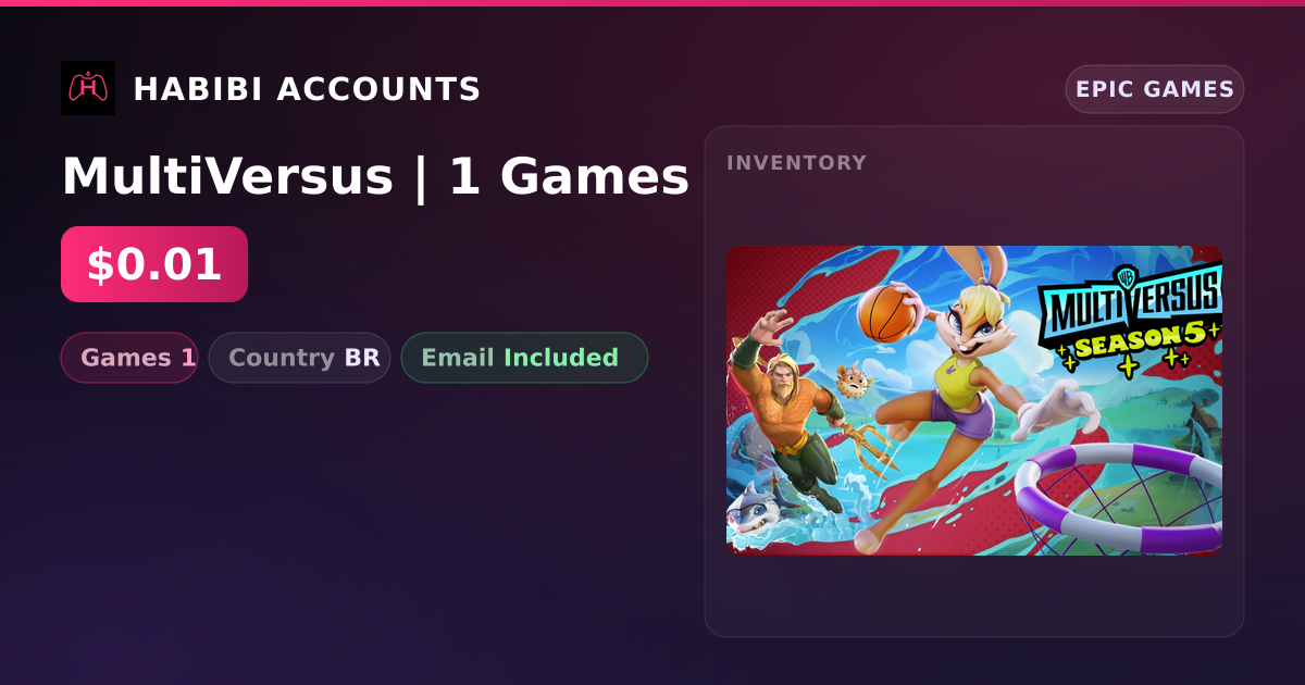 MultiVersus | 1 Games — HabibiAccounts