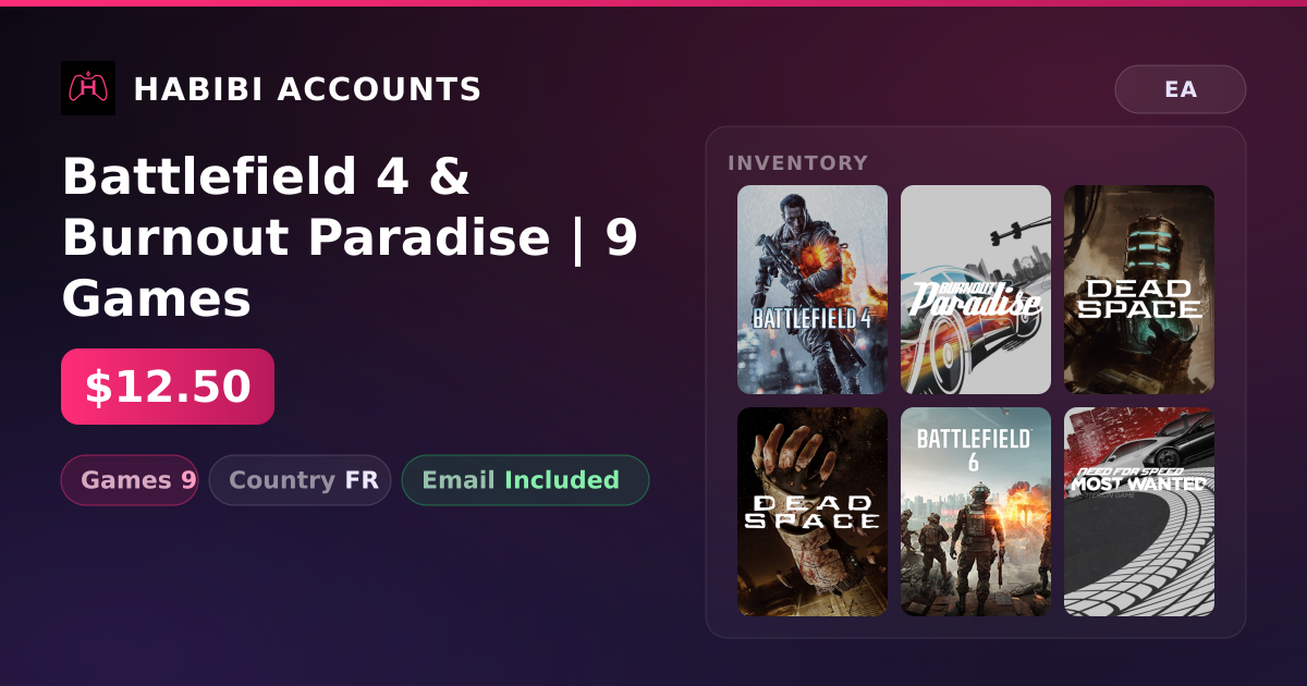 Battlefield 4 & Burnout Paradise | 9 Games