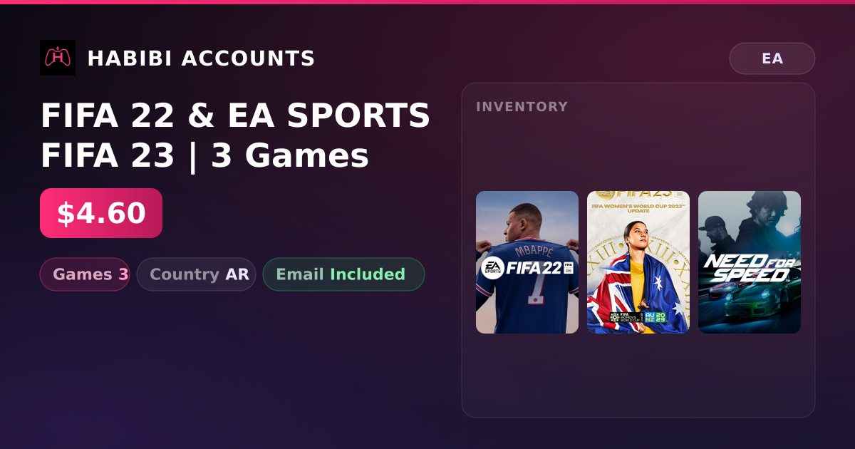 FIFA 22 & EA SPORTS FIFA 23 | 3 Games