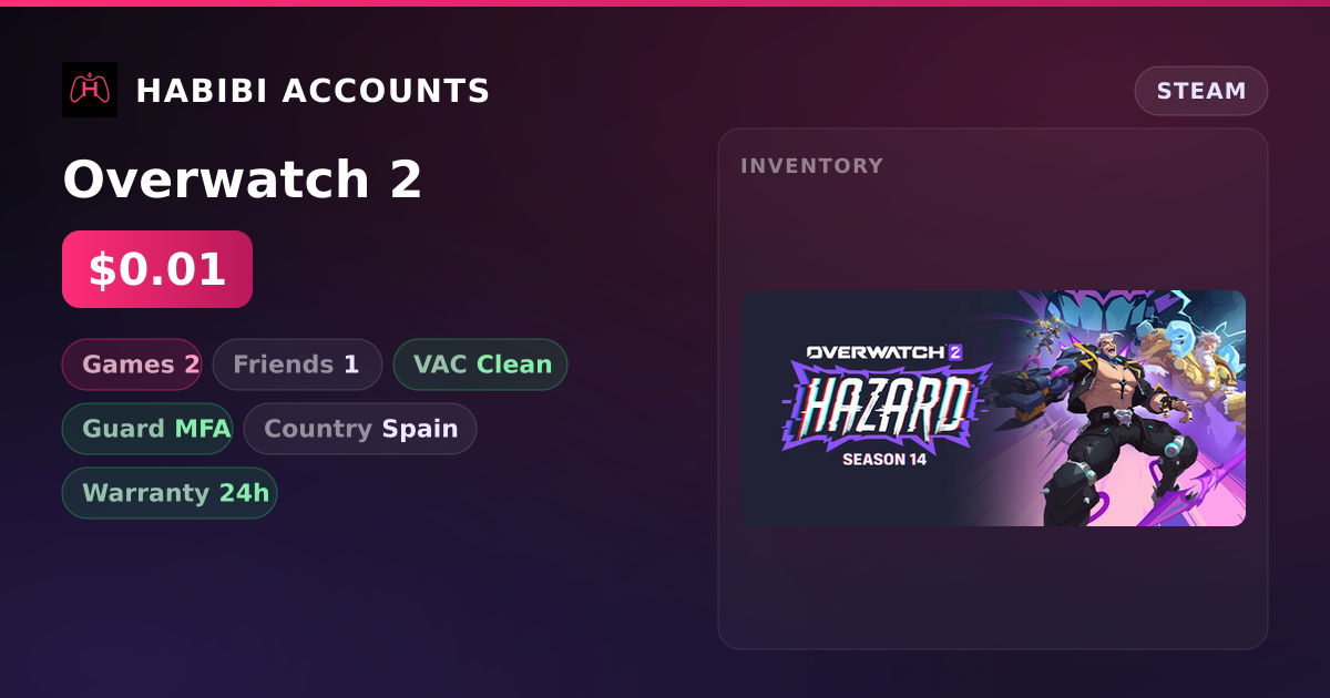 Overwatch 2 — HabibiAccounts