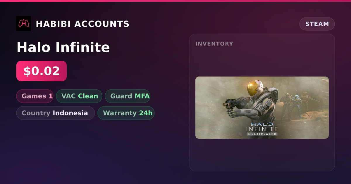 Halo Infinite — HabibiAccounts
