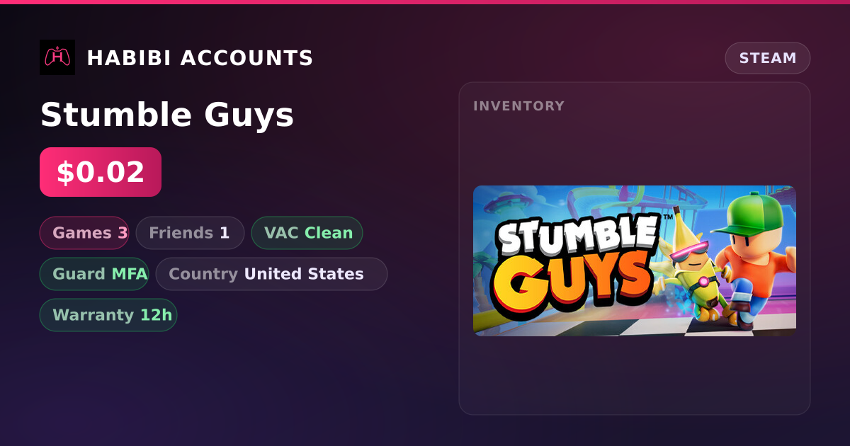 Stumble Guys — HabibiAccounts