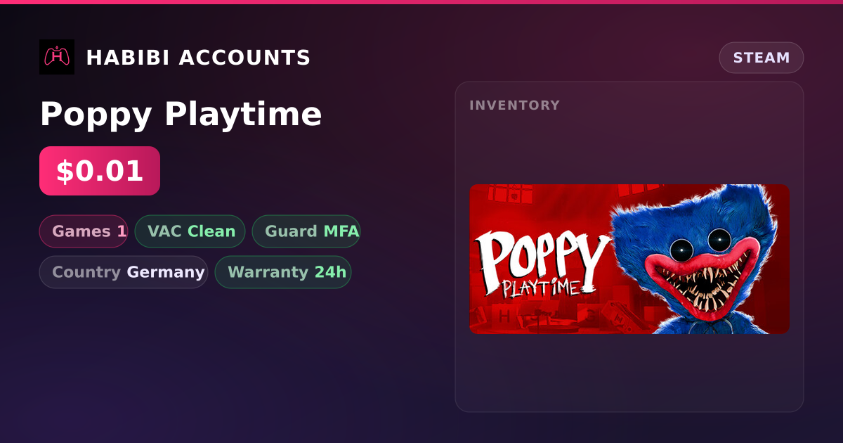Poppy Playtime — HabibiAccounts