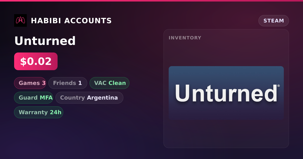 Unturned — HabibiAccounts