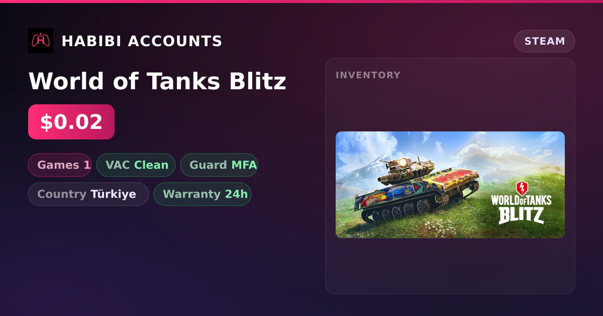 World of Tanks Blitz — HabibiAccounts
