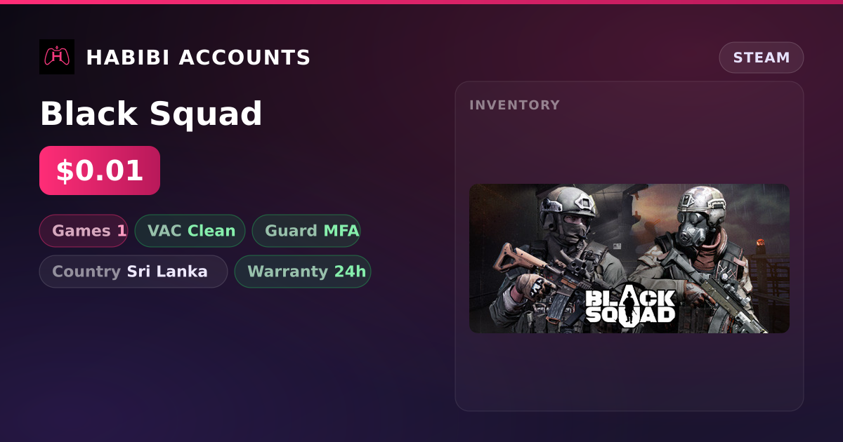 Black Squad — HabibiAccounts