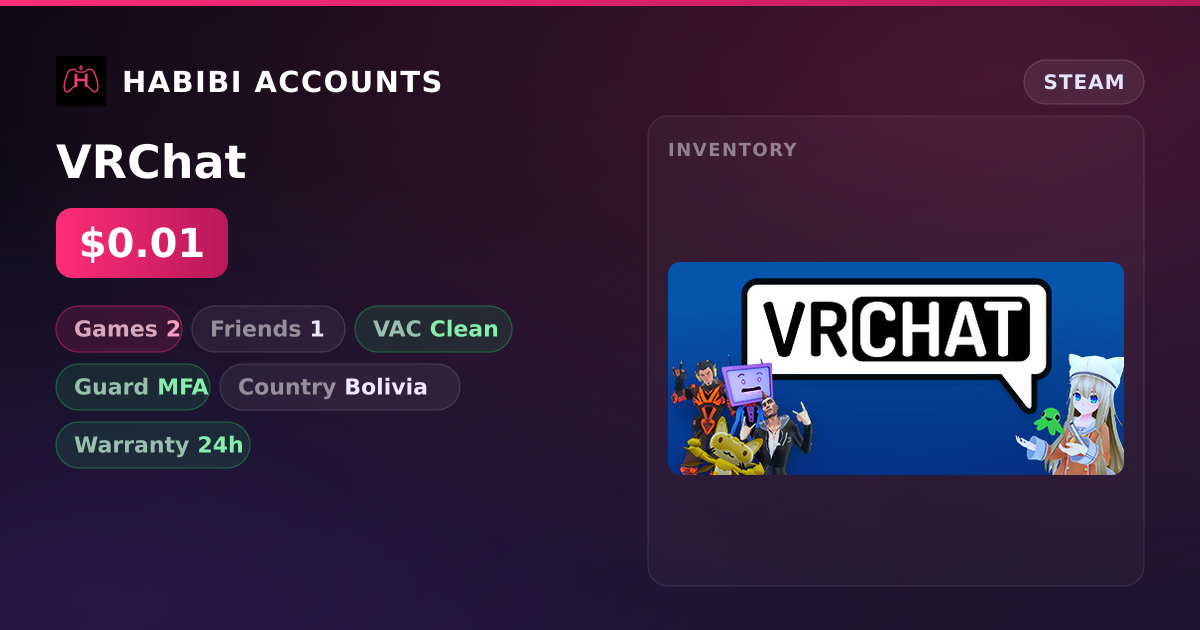 VRChat — HabibiAccounts