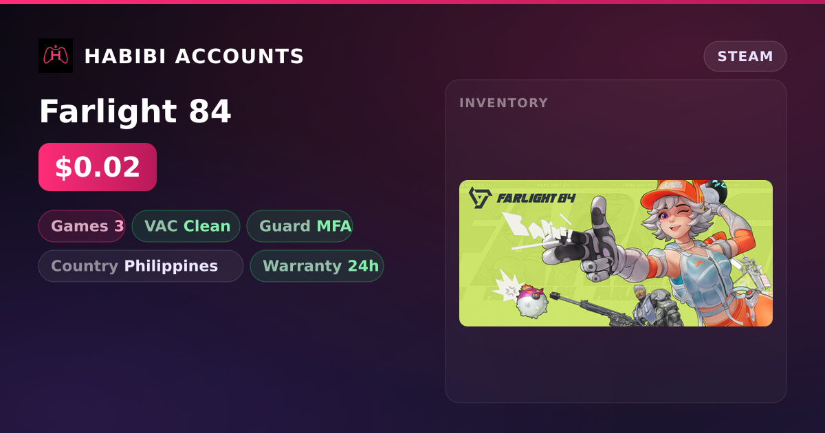 Farlight 84 — HabibiAccounts