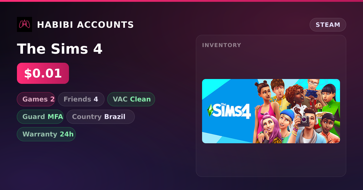 The Sims 4 — HabibiAccounts