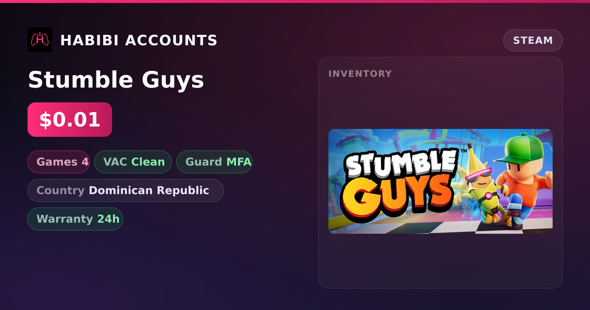 Stumble Guys — HabibiAccounts