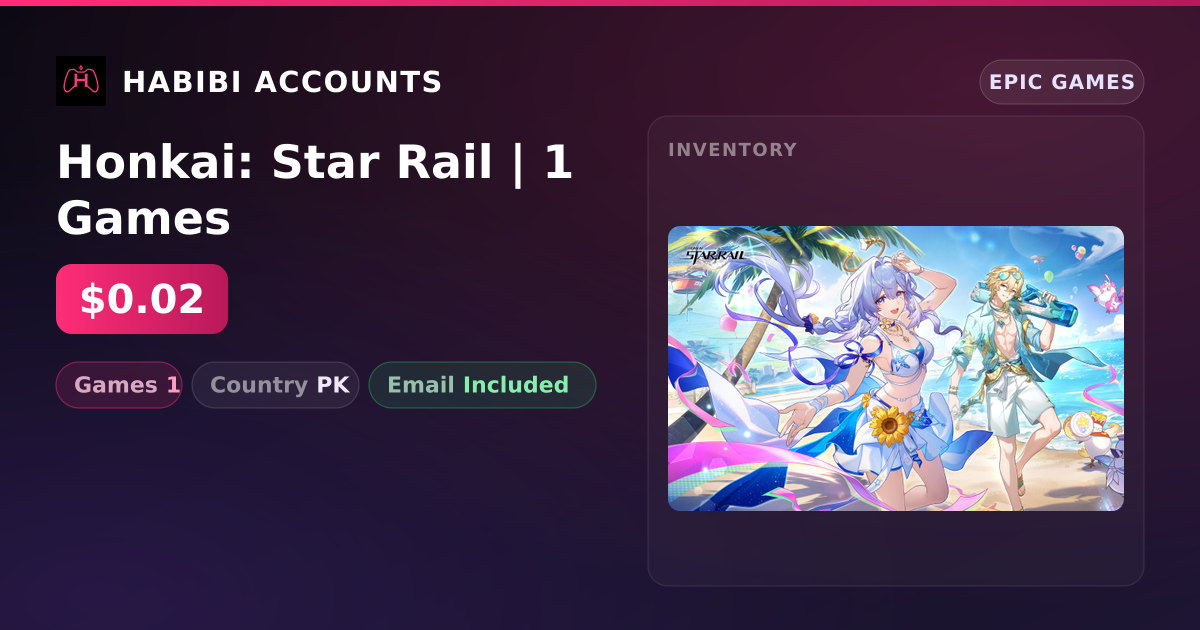 Honkai: Star Rail | 1 Games — HabibiAccounts