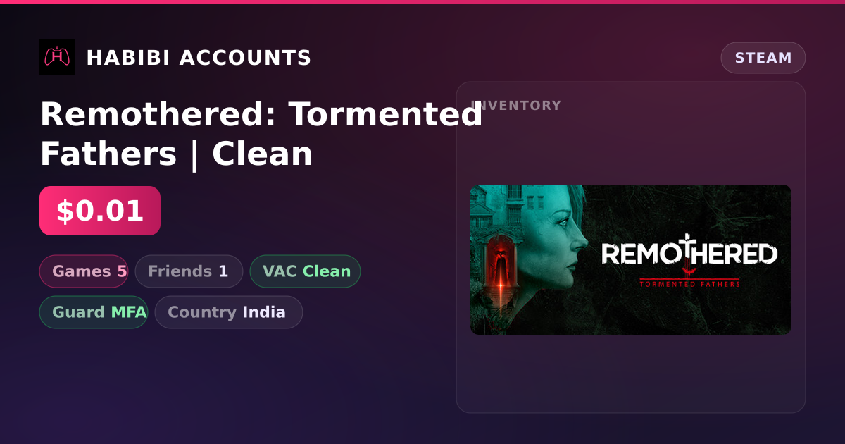 Remothered: Tormented Fathers | Clean — HabibiAccounts