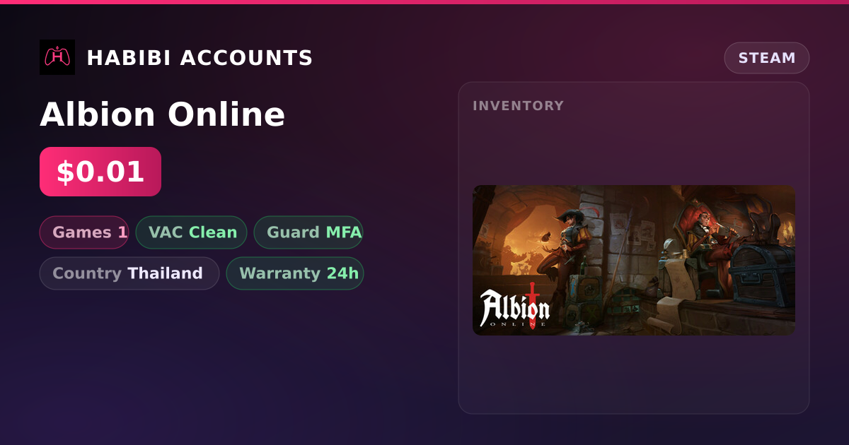 Albion Online — HabibiAccounts