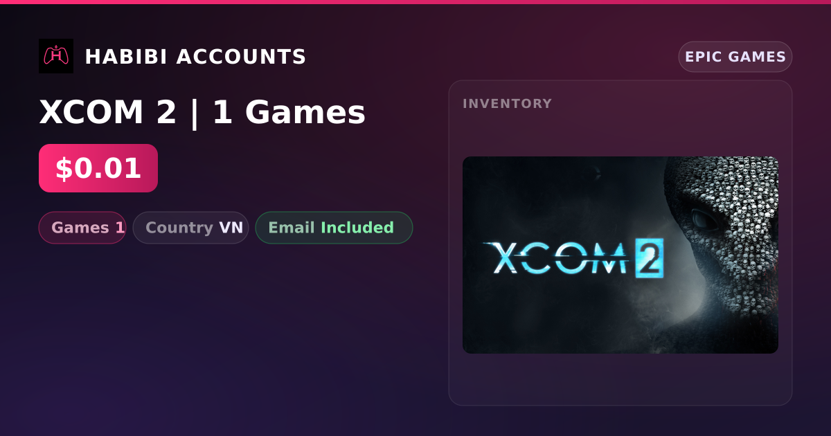 XCOM 2 | 1 Games — HabibiAccounts