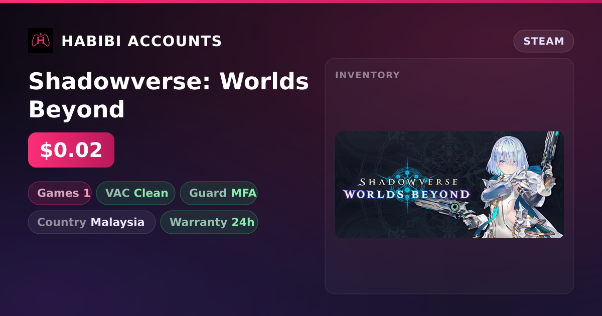 Shadowverse: Worlds Beyond — HabibiAccounts