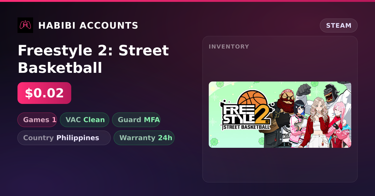 Freestyle 2: Street Basketball — HabibiAccounts