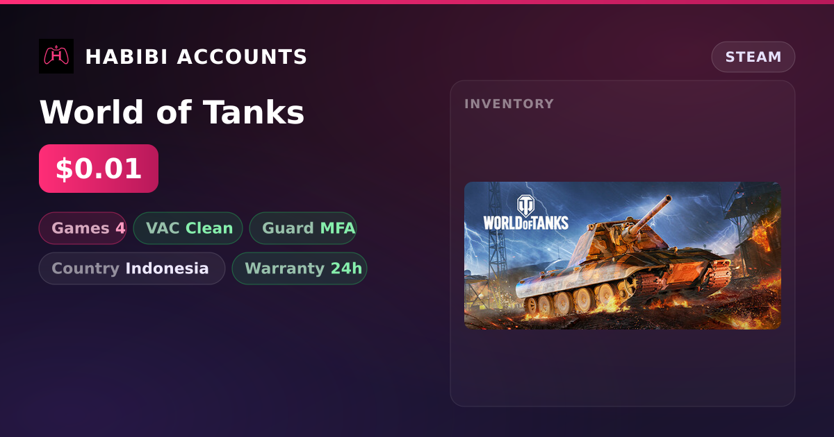 World of Tanks — HabibiAccounts