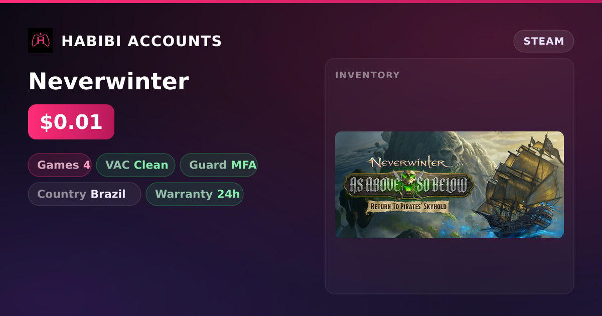 Neverwinter — HabibiAccounts