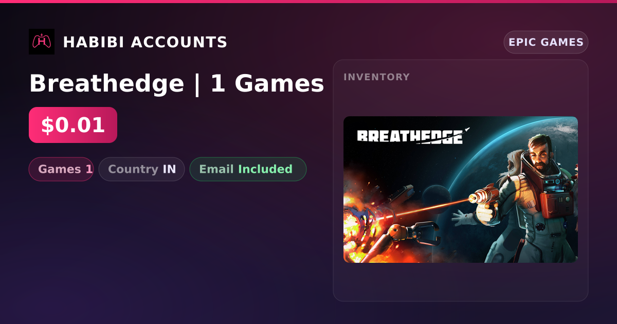 Breathedge | 1 Games — HabibiAccounts